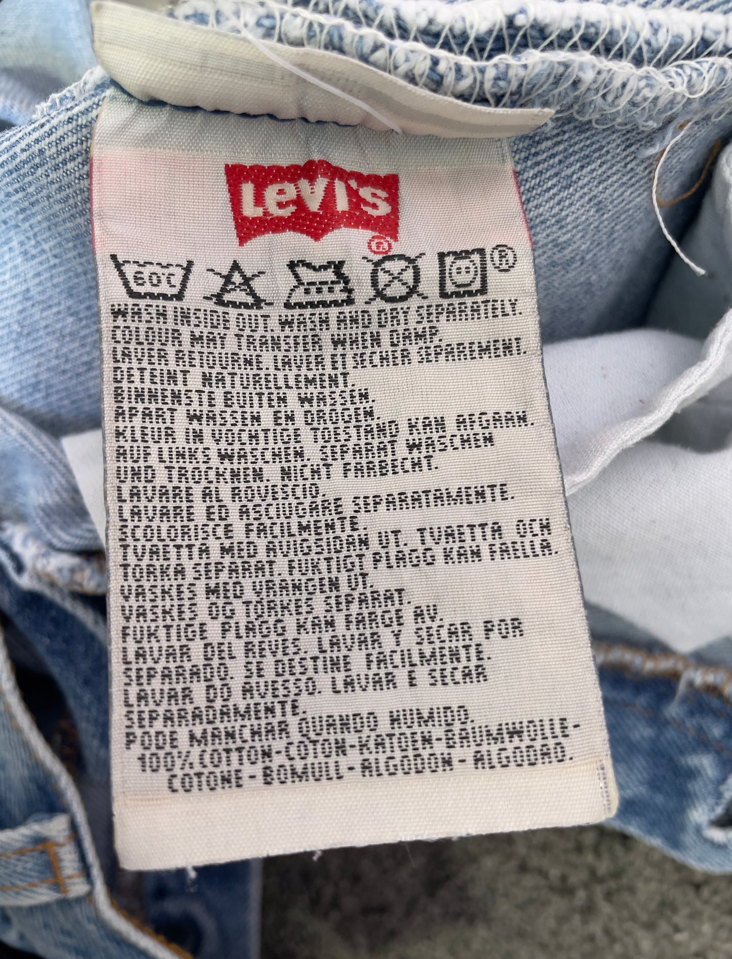 Levis 501 vintage T36