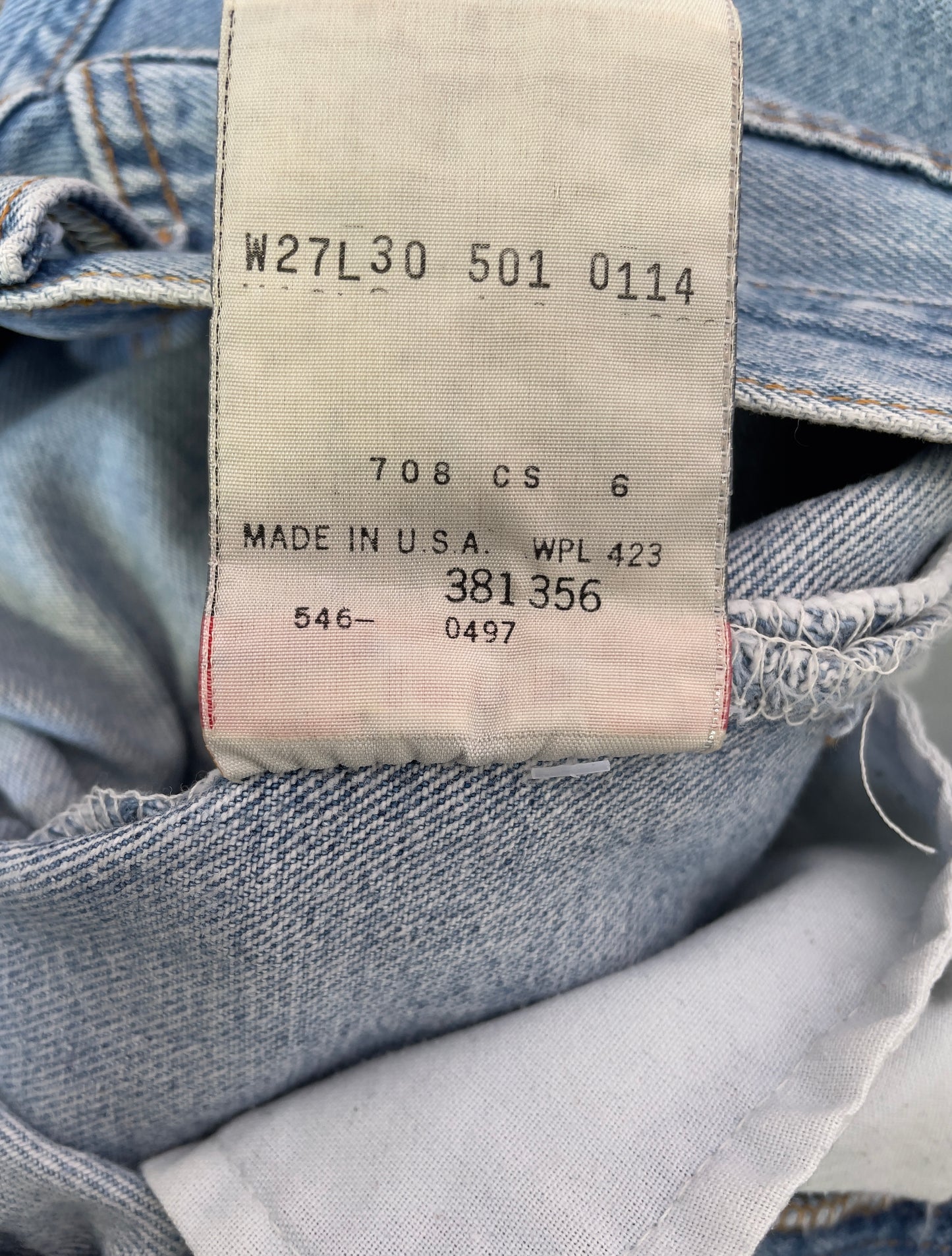 Levis 501 vintage T36