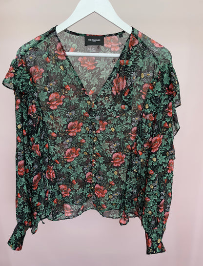 Blouse fleurs T36