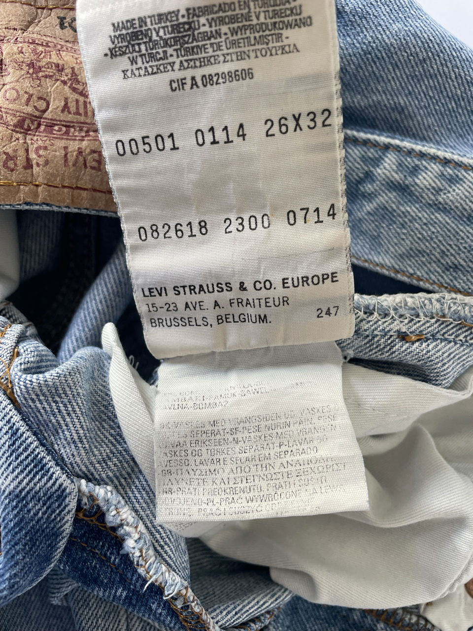 Jean Levis 501 Vintage T34