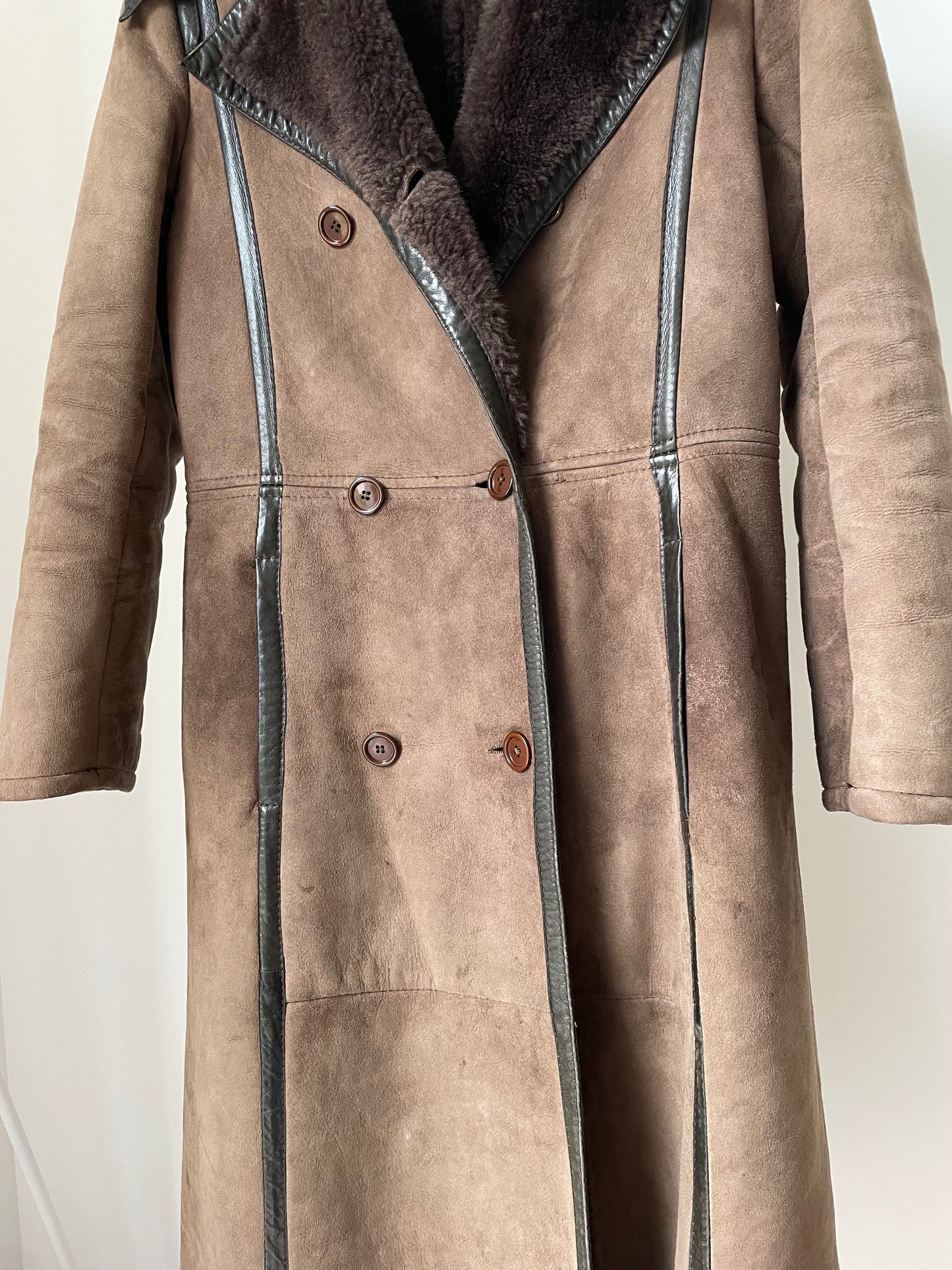 Manteau peau lainée T36