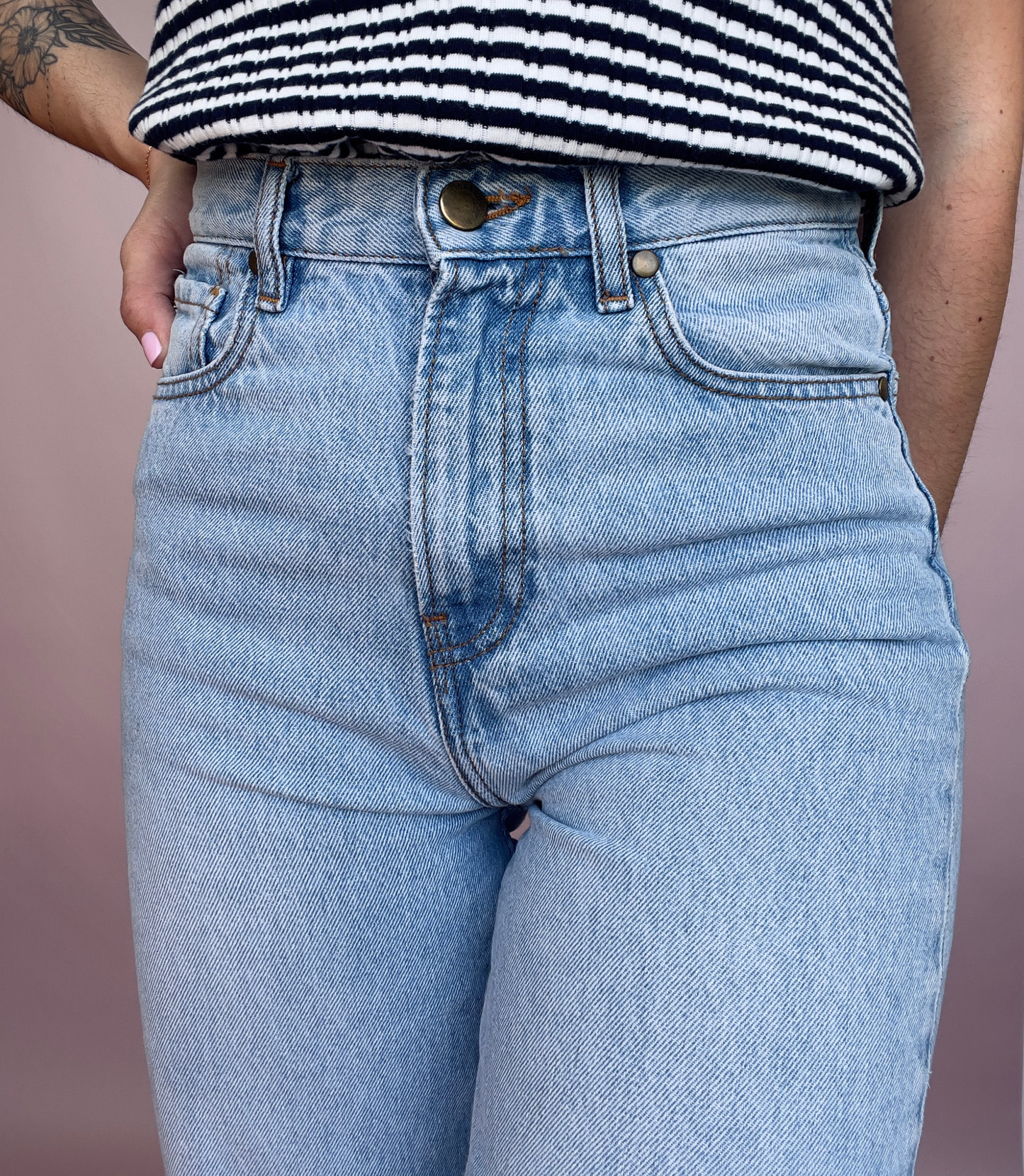 Jean crop T34