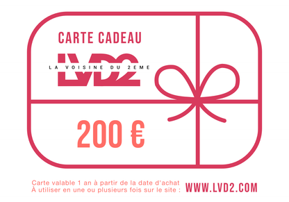 Carte cadeau